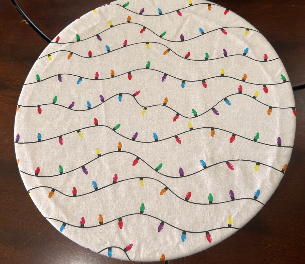 Bowl cover - string lights