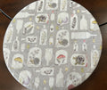 Bowl cover - Jars grey