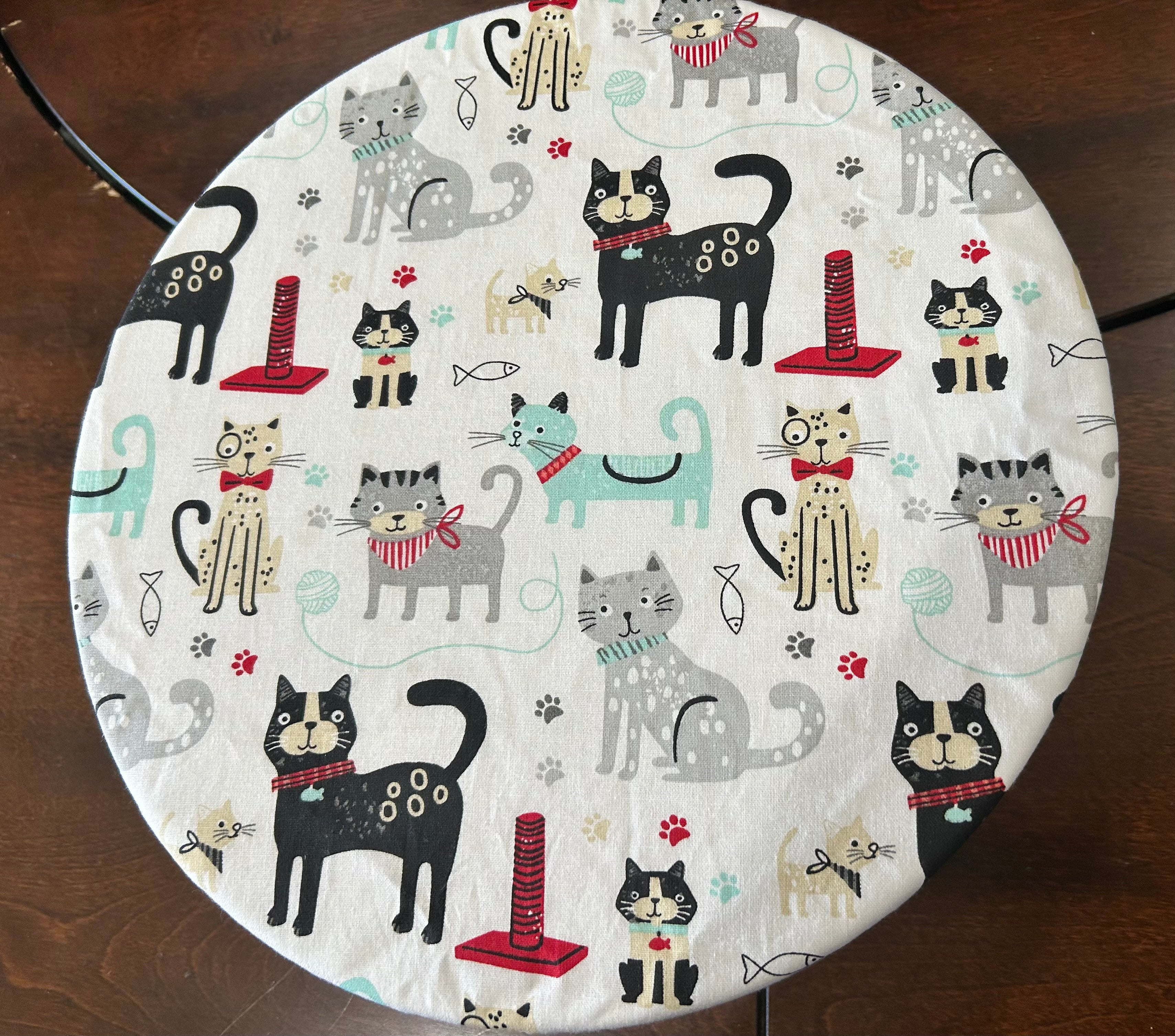 Bowl cover - happy cats
