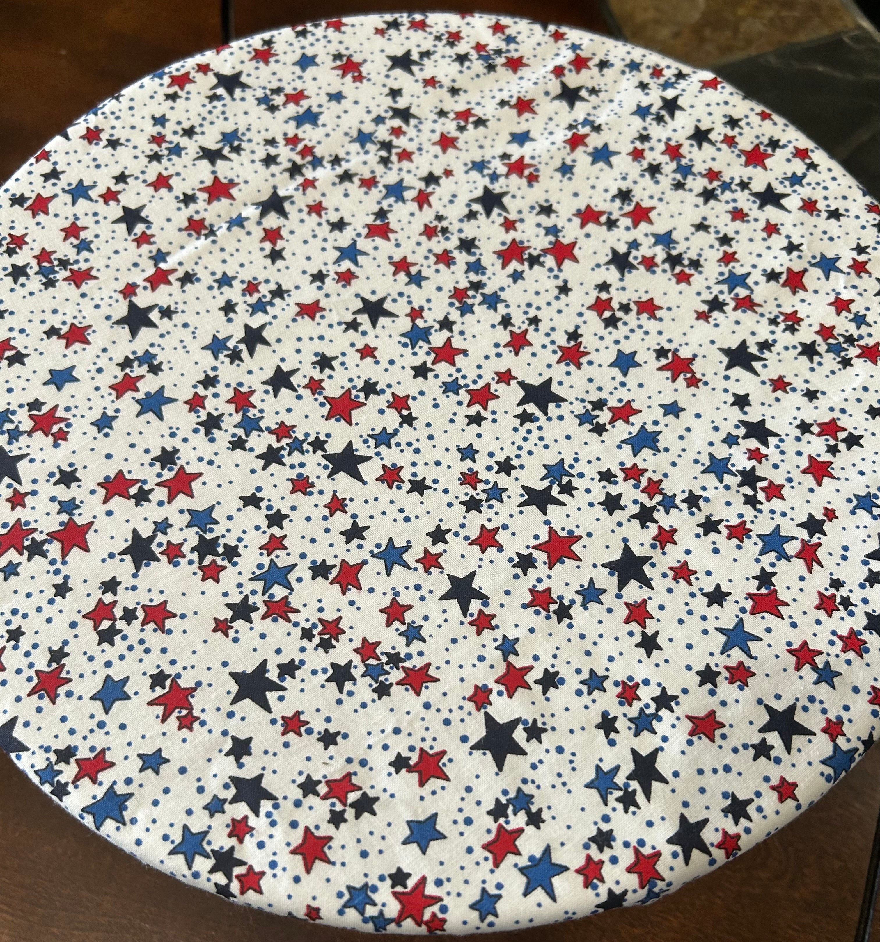 Bowl cover - patriotic tiny stars