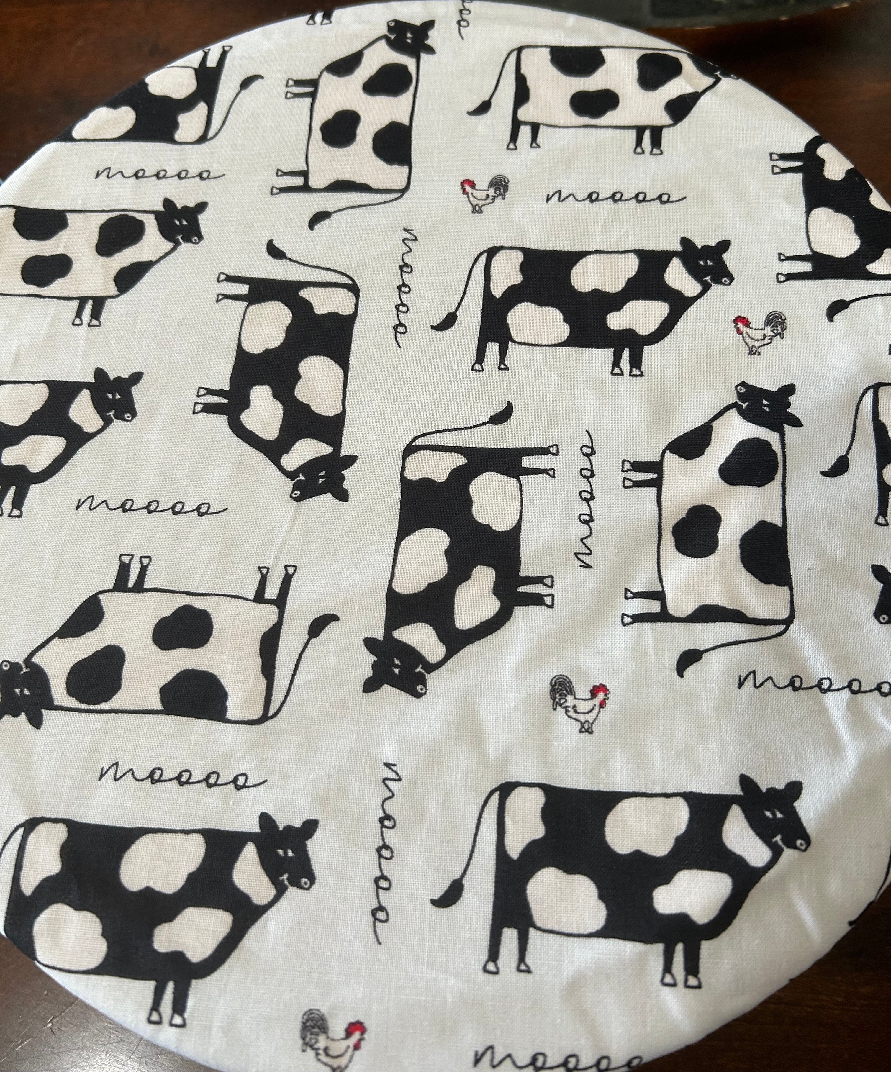 Bowl cover - moo and roo