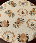 Bowl cover - yellow queen bees