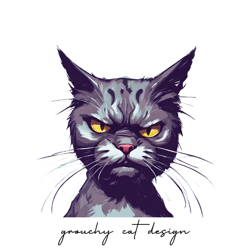 Grouchy Cat Design